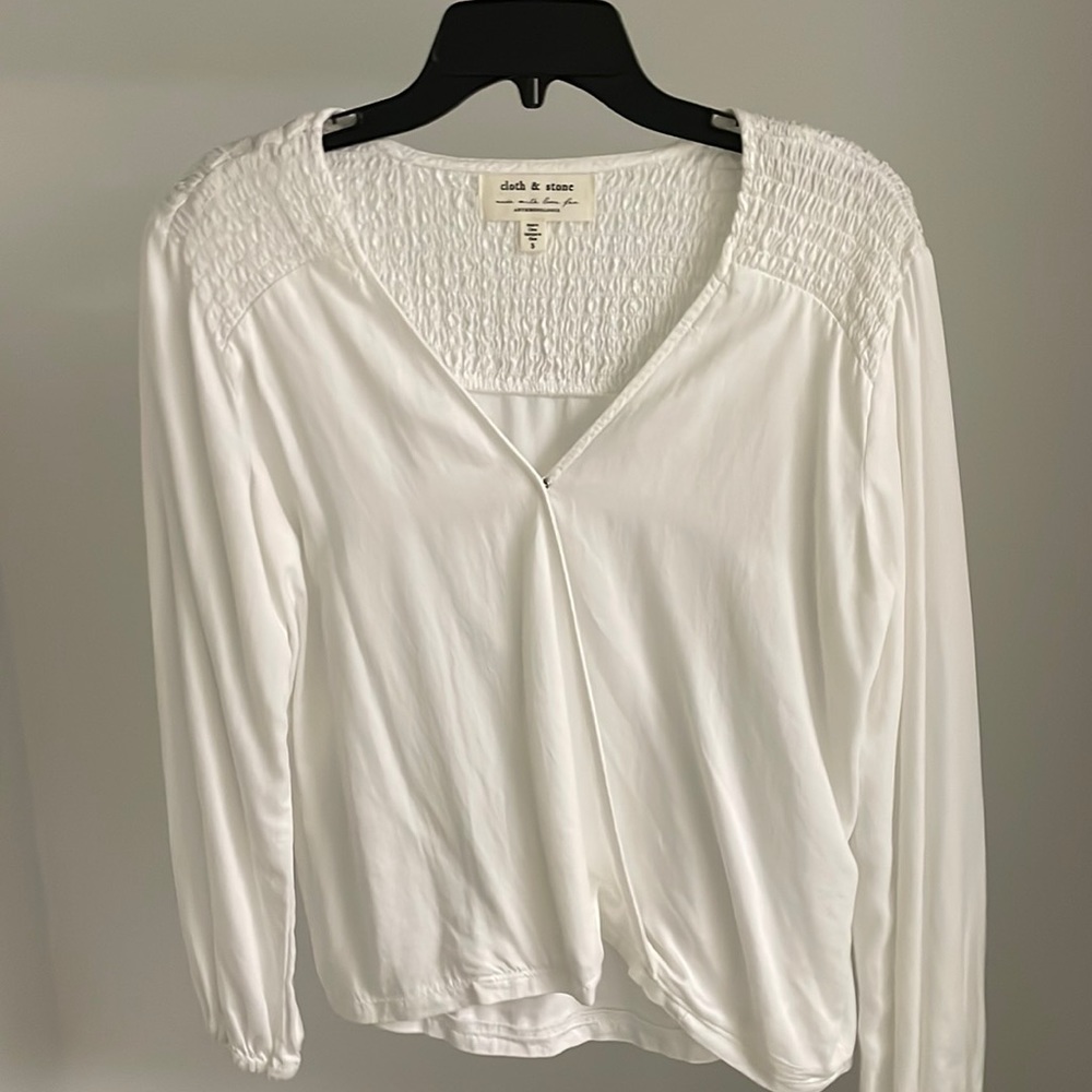 Cloth & Stone white top